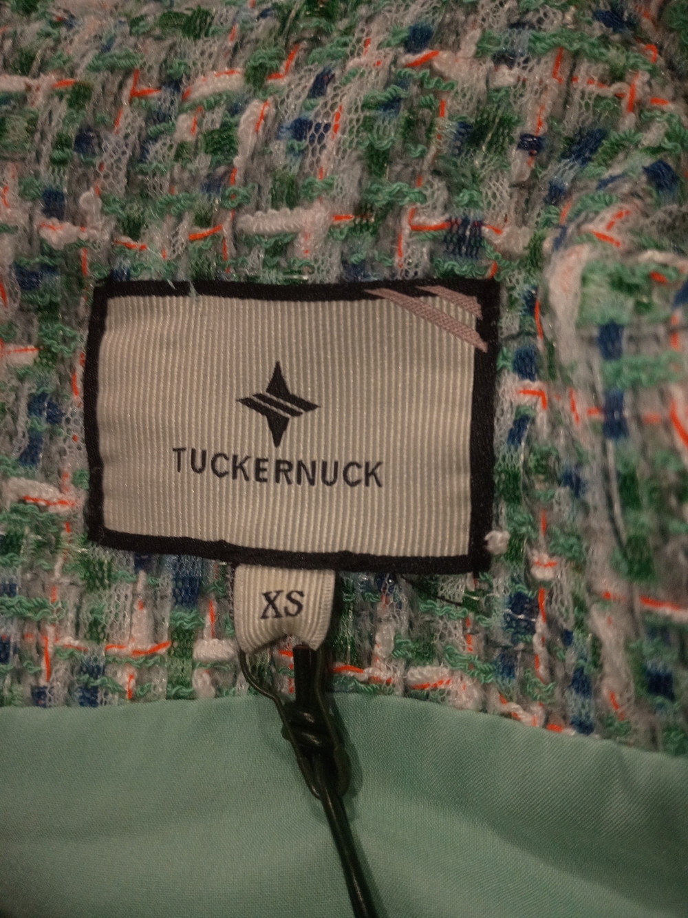 Tuckernuck Mint Tweed Mini Shift Dress - Picture 7 of 12